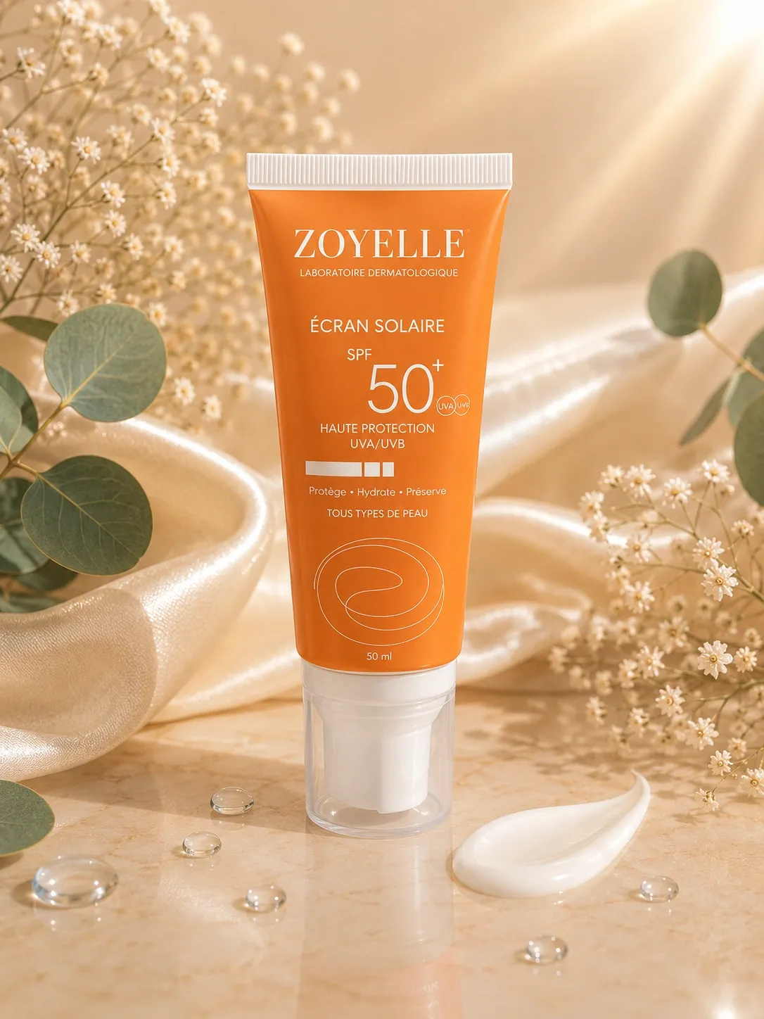 Écran Solaire SPF 50 ZOYELLE
